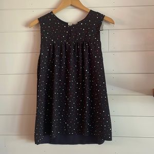 Polka dot Sleeveless Blouse